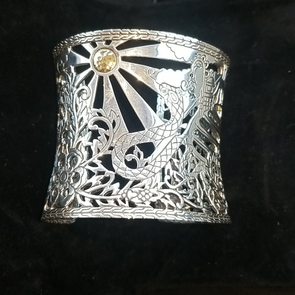 🆕️ Silver and Gold Sun John Hardy Cuff Bracelet